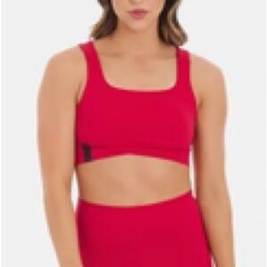 UNRL Performa Longline Bra | Carmine Red | Size M